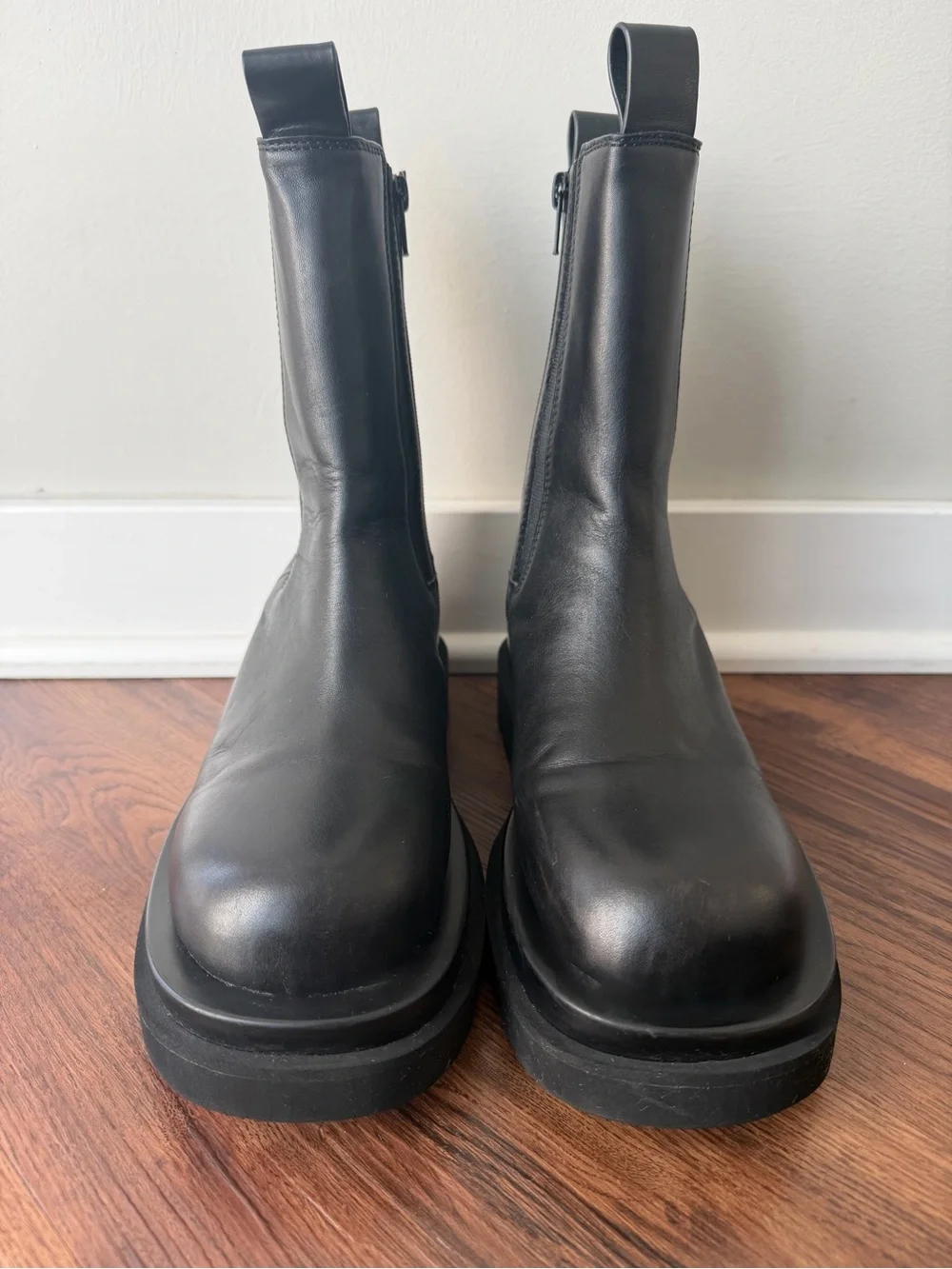 Jeffrey Campbell Black Women's Platform Chelsea Boots